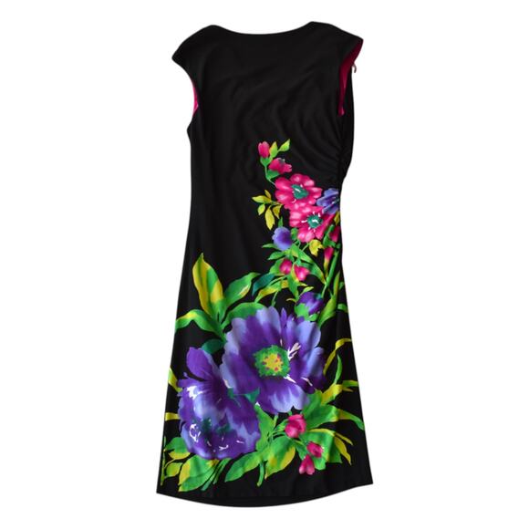 Y2K Bold Floral Going Out Dress by Ronni Nicole - Size 10 - Picture 5 of 6